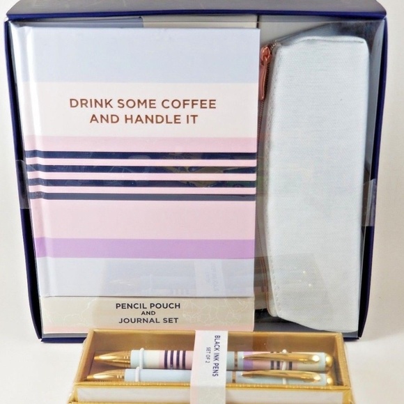 Other - NEW gift coffee lover journal Set pen office diary